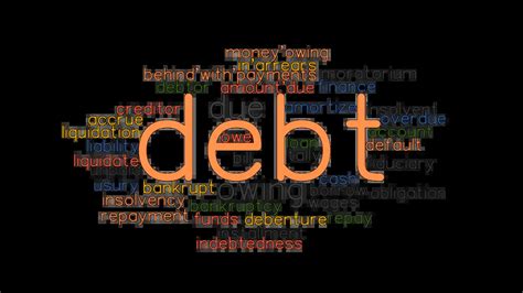 hefty debt. . Debt synonym